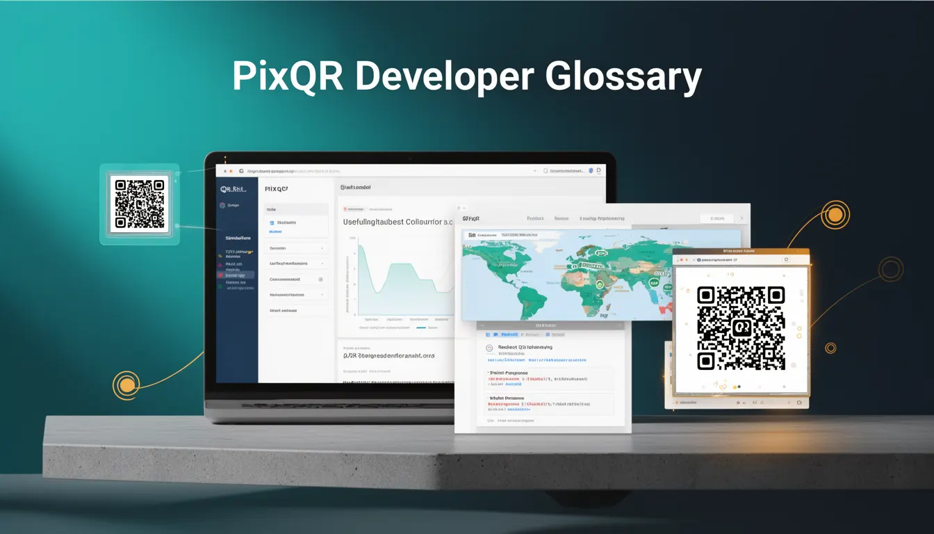 Small Label QR - PixQR Developer Glossary Small Label QR developer glossary illustration
