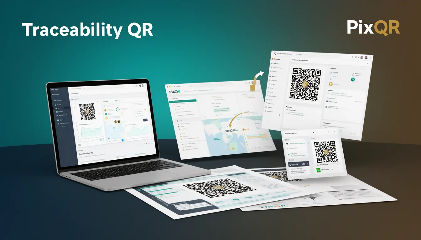 Traceability QR developer glossary illustration