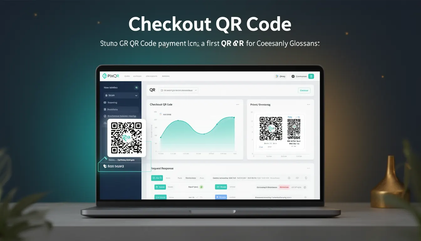 Checkout QR Code developer glossary illustration