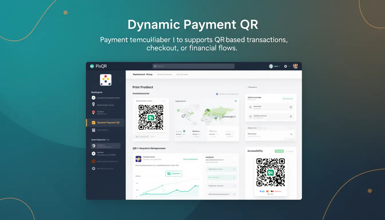 Dynamic Payment QR developer glossary illustration