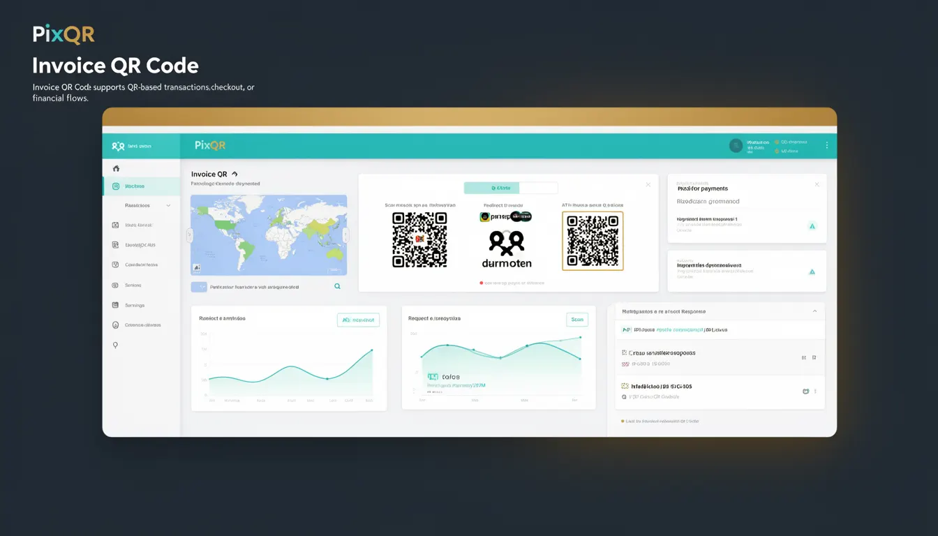 Invoice QR Code developer glossary illustration
