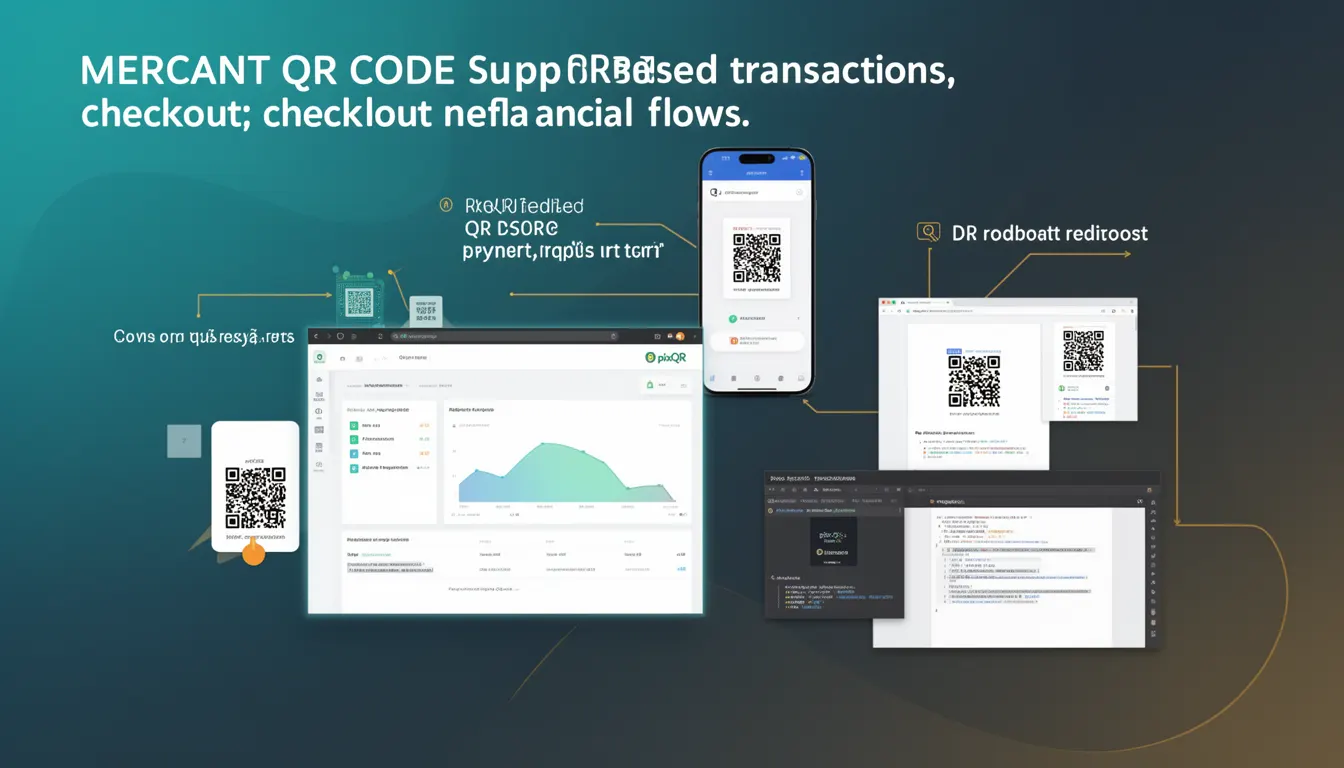 Merchant QR Code developer glossary illustration