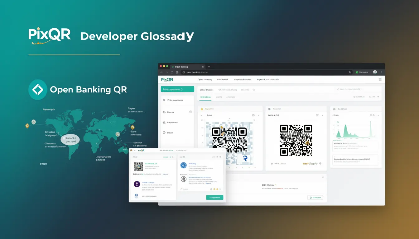 Open Banking QR developer glossary illustration