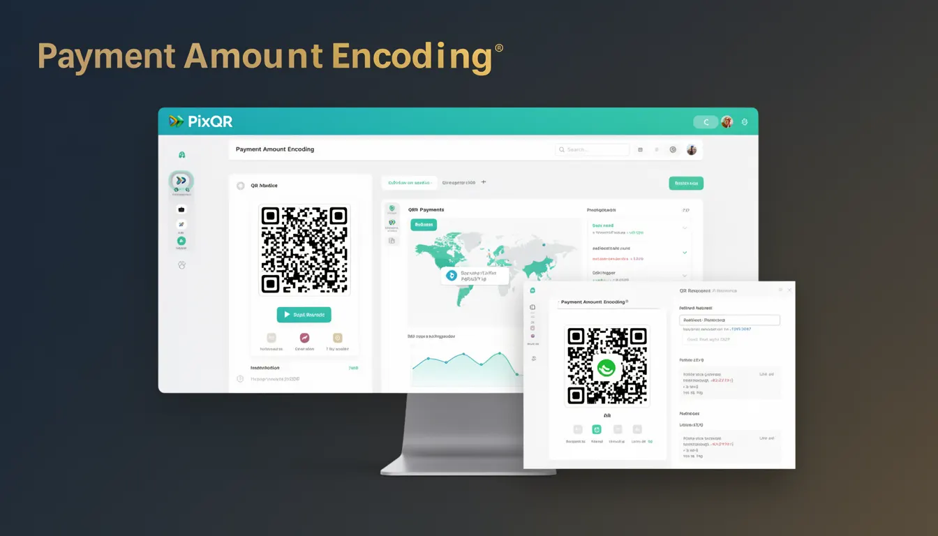 Payment Amount Encoding - PixQR Developer Glossary Payment Amount Encoding developer glossary illustration