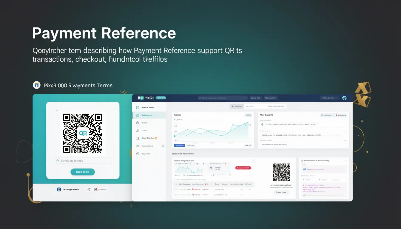 Payment Reference - PixQR Developer Glossary Payment Reference developer glossary illustration
