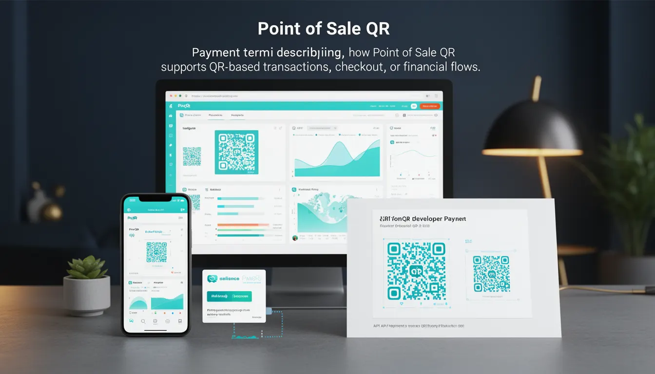 Point of Sale QR developer glossary illustration