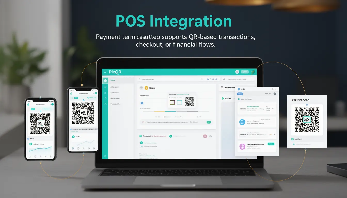 POS Integration - PixQR Developer Glossary POS Integration developer glossary illustration