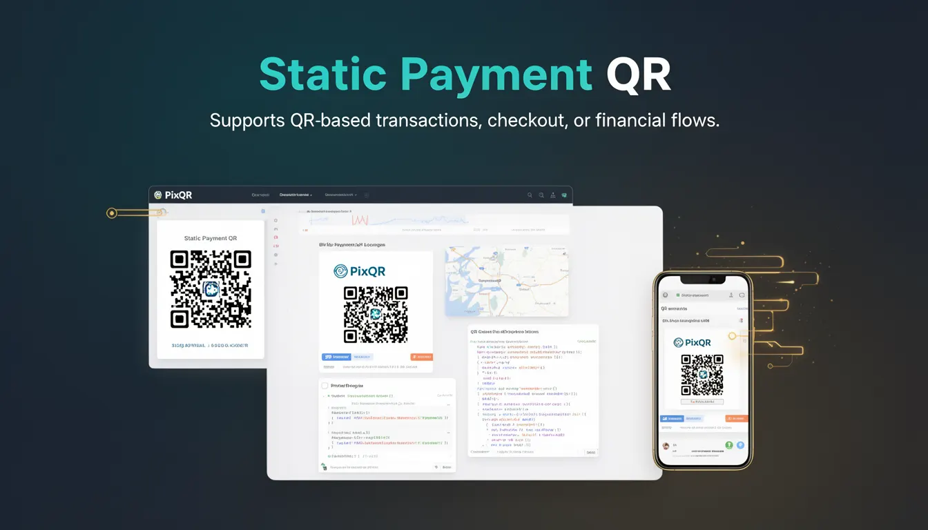 Static Payment QR developer glossary illustration
