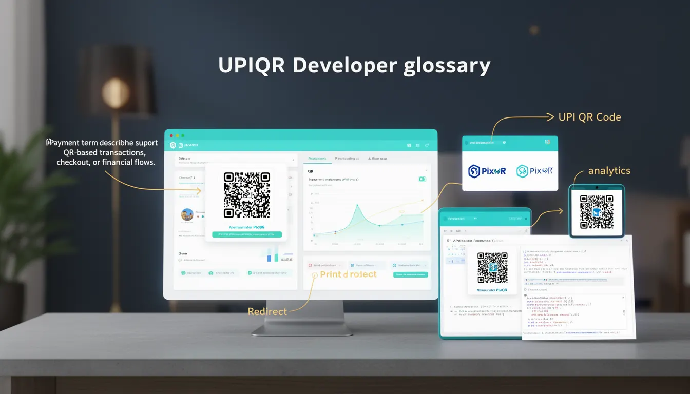 UPI QR Code developer glossary illustration