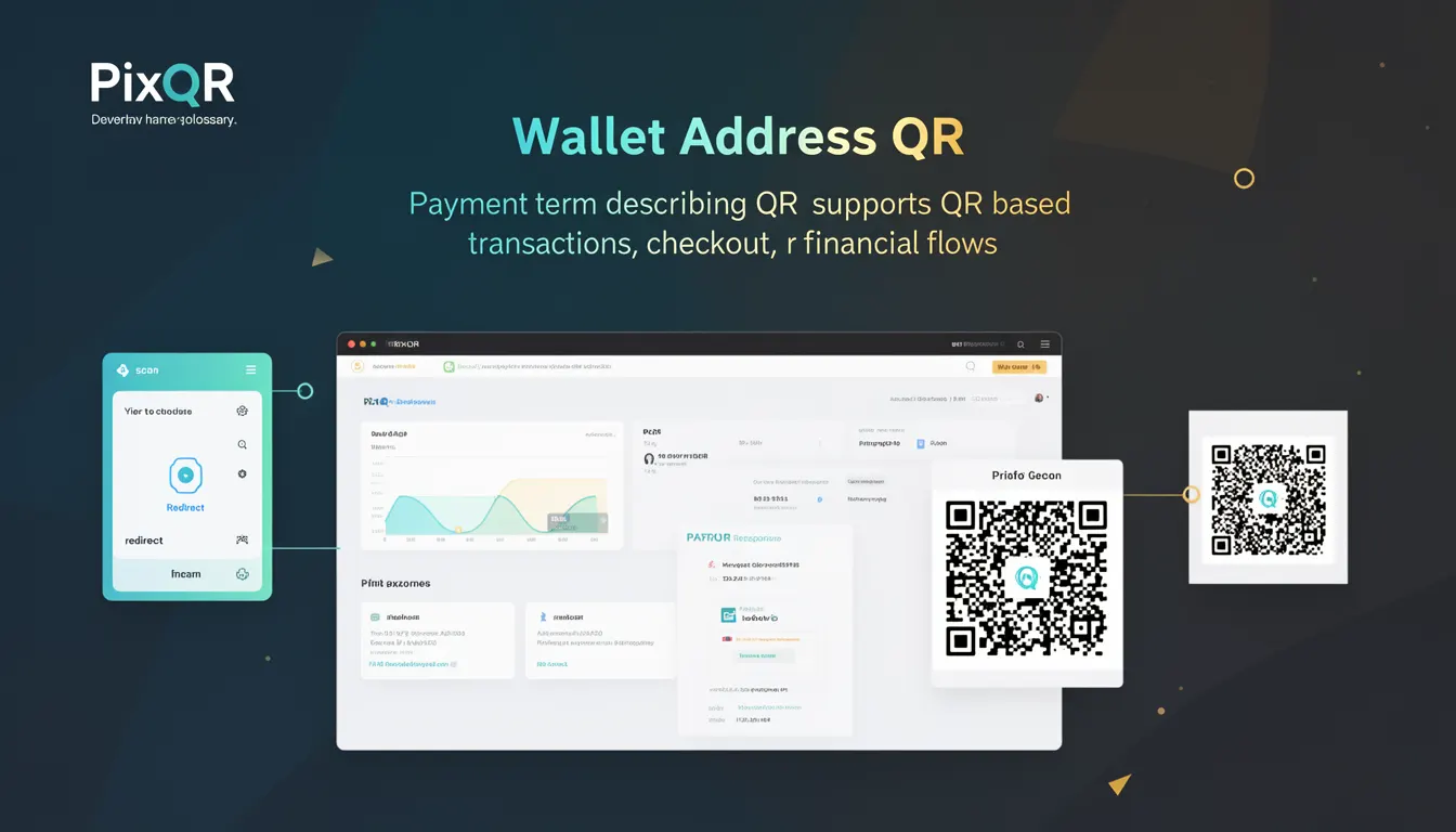 Wallet Address QR developer glossary illustration