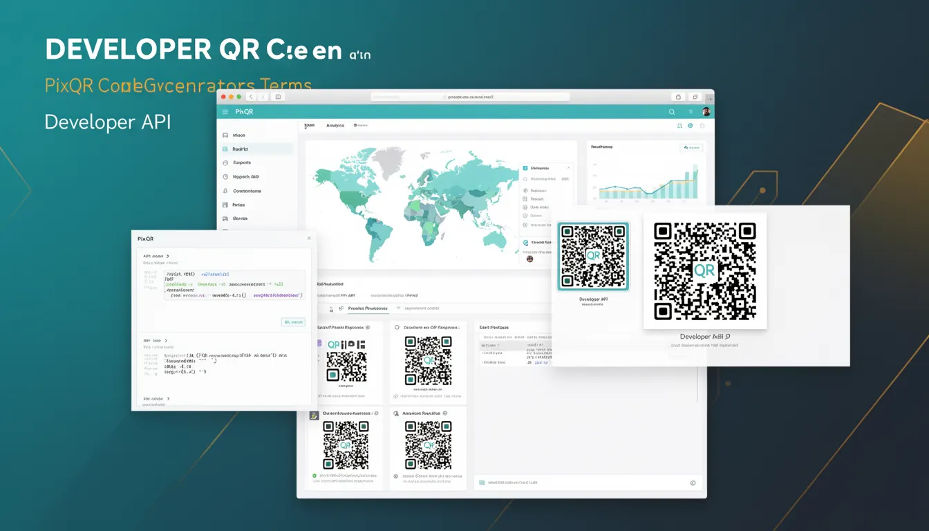 Developer API - PixQR Developer Glossary Developer API developer glossary illustration