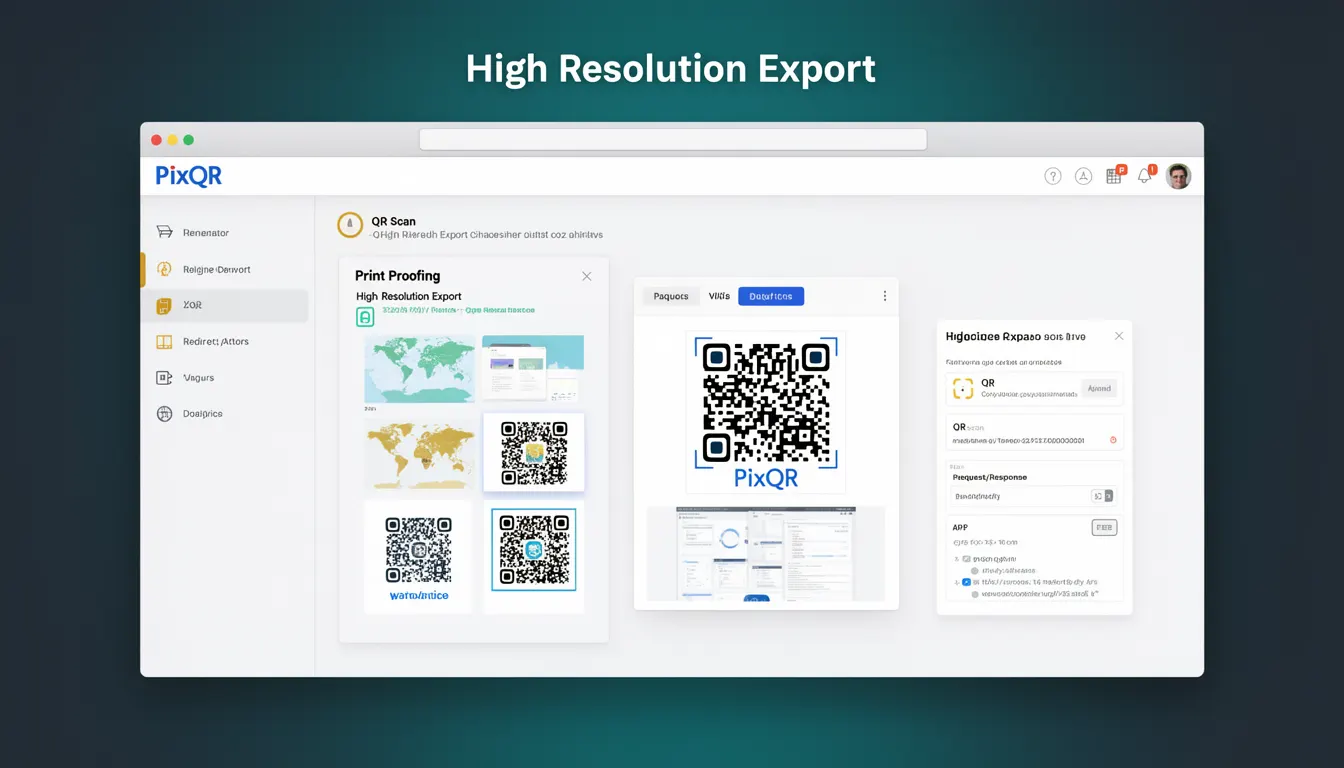 High Resolution Export developer glossary illustration