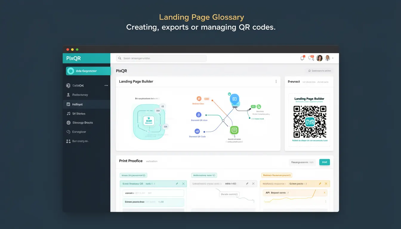 Landing Page Builder developer glossary illustration