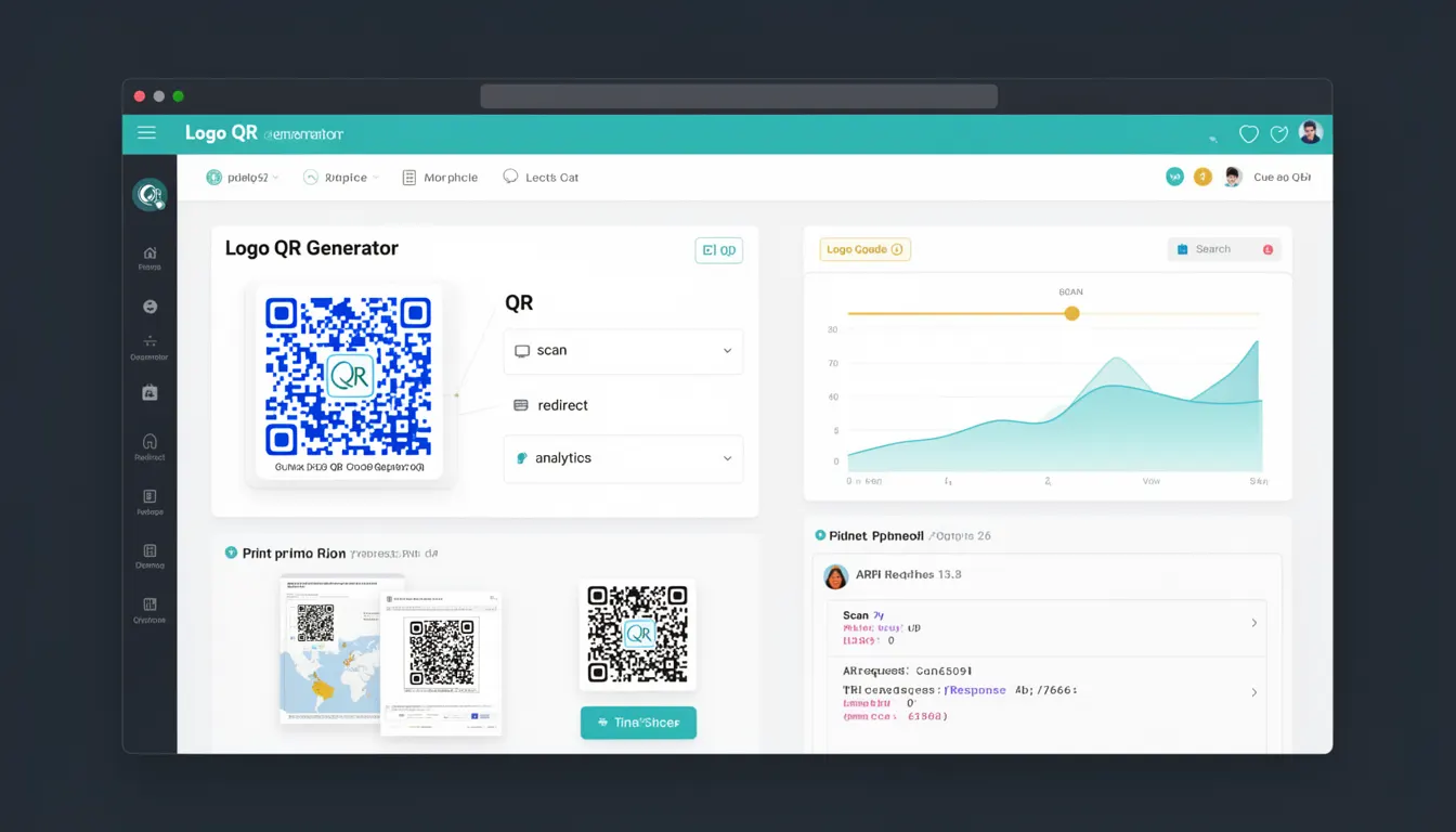 Logo QR Generator developer glossary illustration