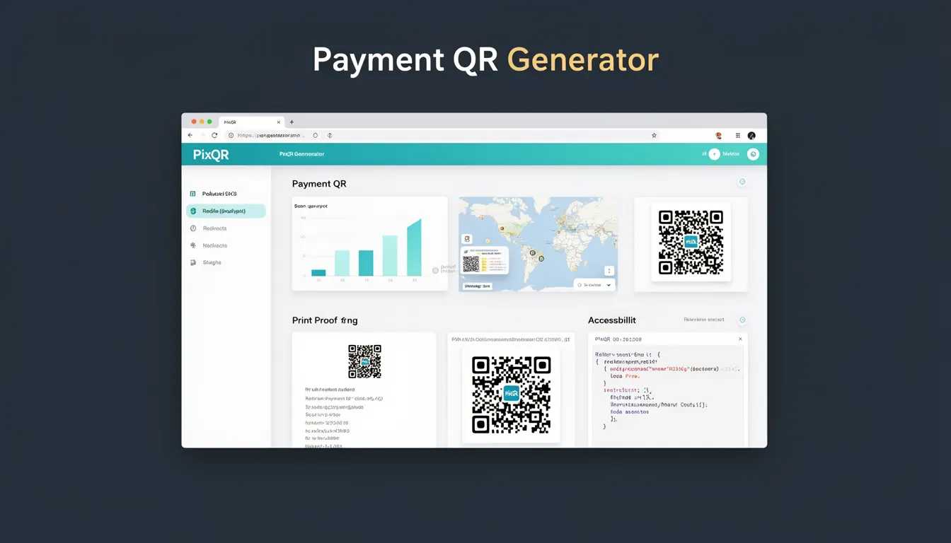 Payment QR Generator - PixQR Developer Glossary Payment QR Generator developer glossary illustration