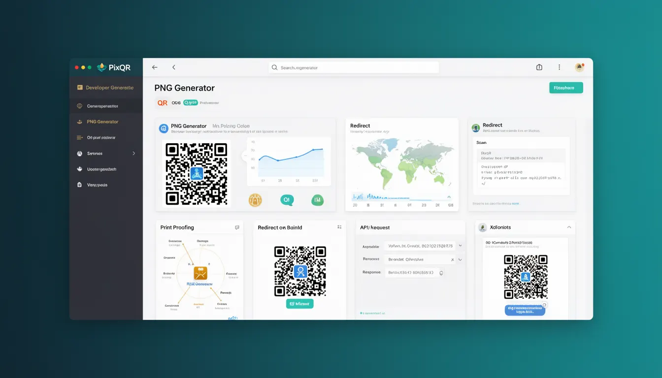 PNG Generator - PixQR Developer Glossary PNG Generator developer glossary illustration