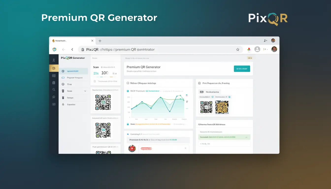 Premium QR Generator developer glossary illustration