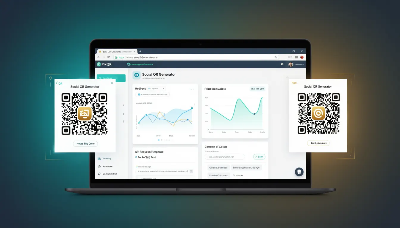 Social QR Generator developer glossary illustration