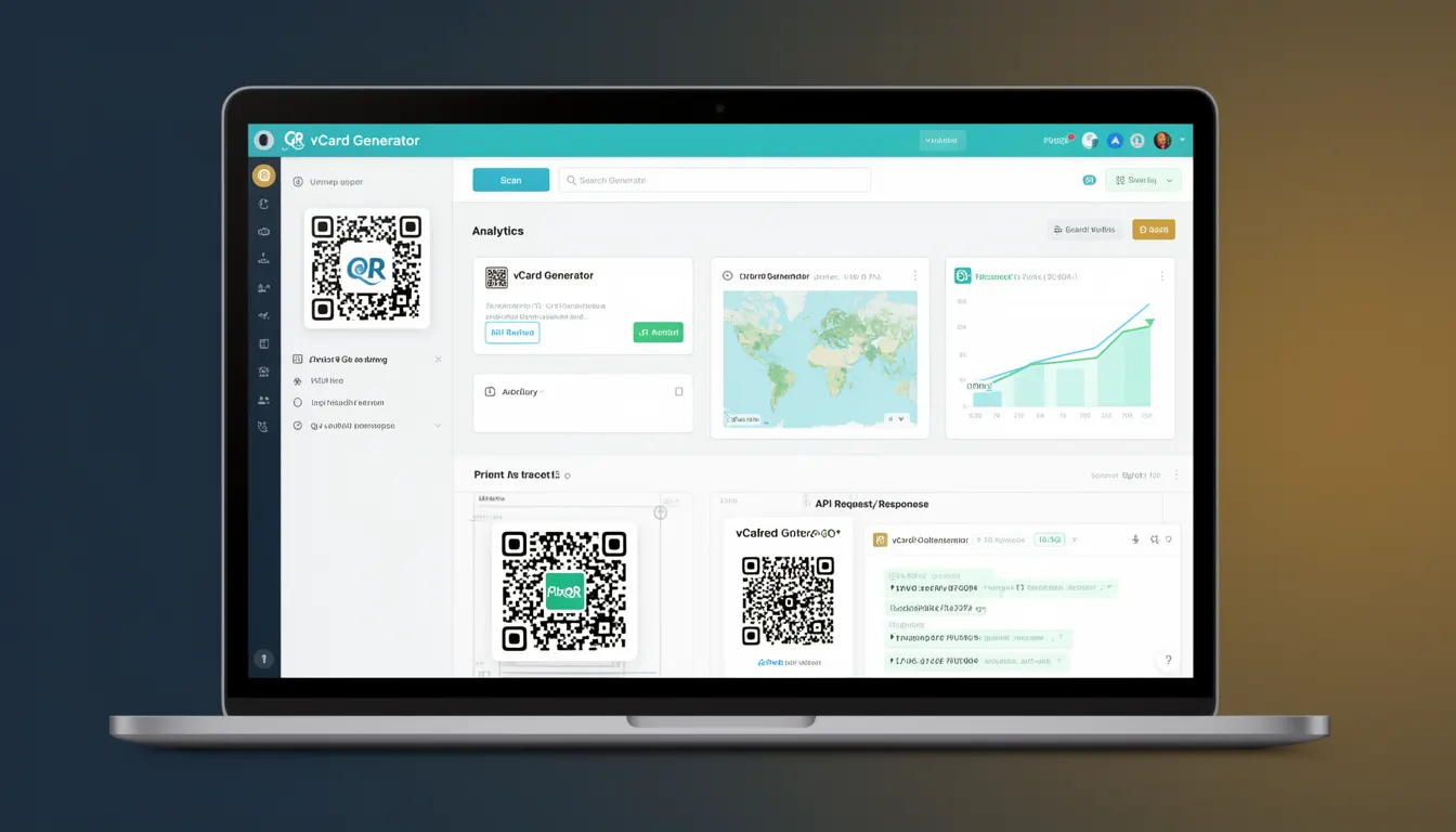 vCard Generator - PixQR Developer Glossary vCard Generator developer glossary illustration