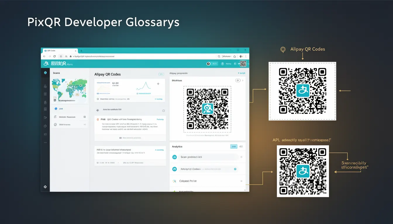 Alipay QR Codes developer glossary illustration