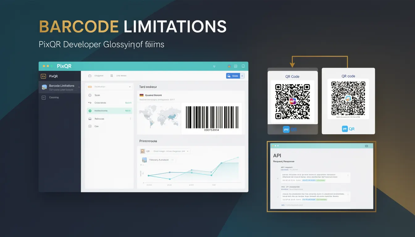 Barcode Limitations developer glossary illustration