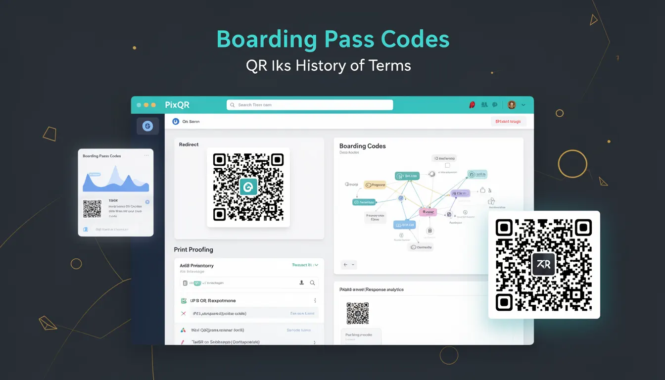 Boarding Pass Codes developer glossary illustration
