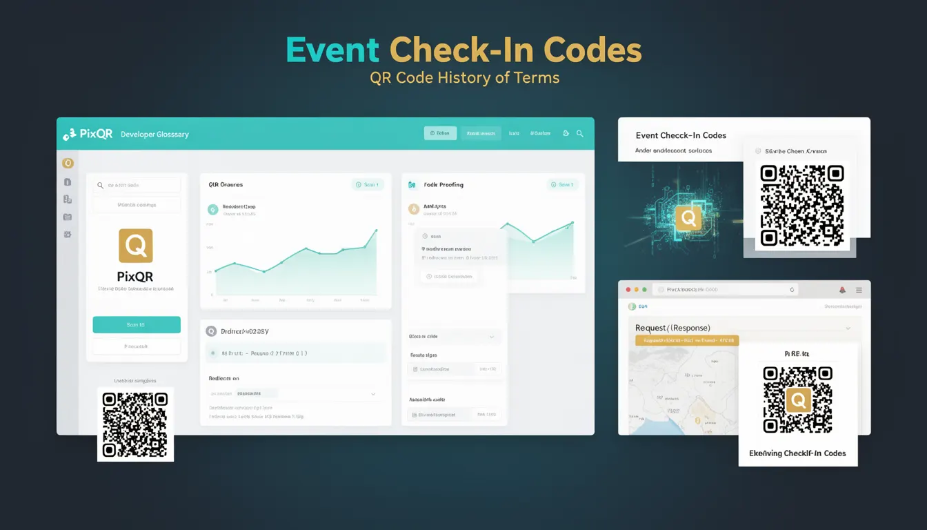 Event Check-In Codes developer glossary illustration