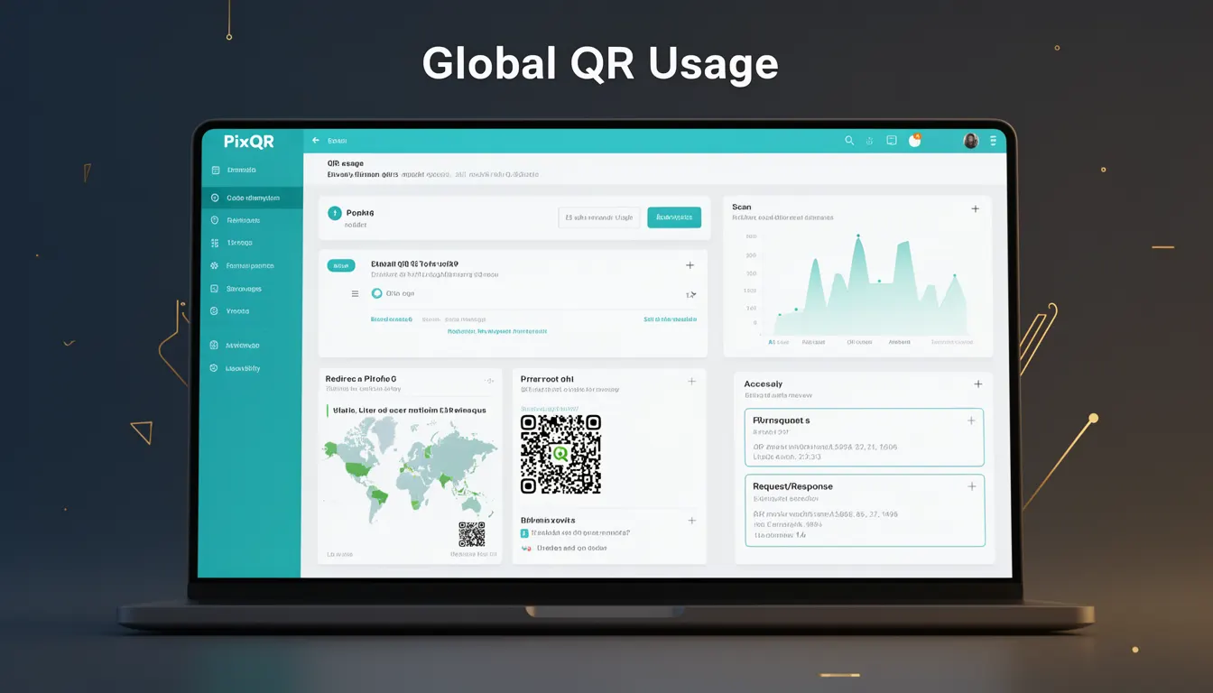 Global QR Usage developer glossary illustration