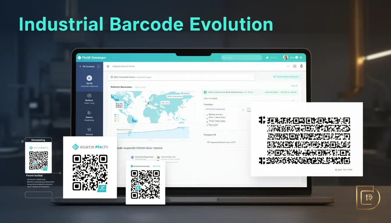 Industrial Barcode Evolution developer glossary illustration