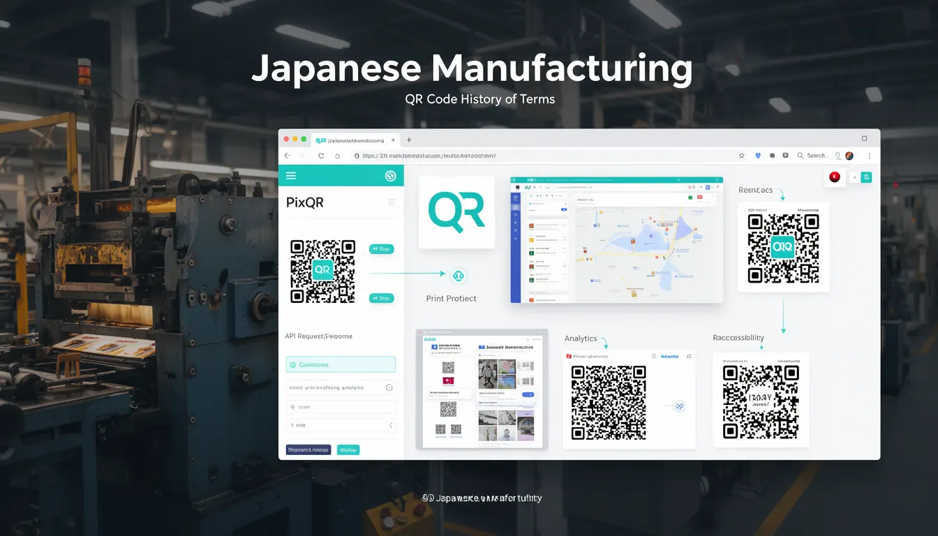 Japanese Manufacturing developer glossary illustration