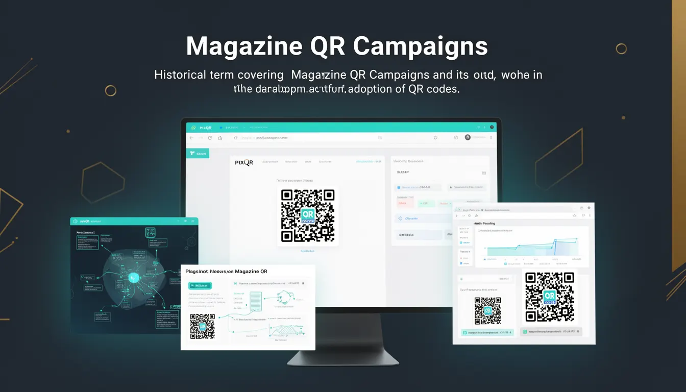 Magazine QR Campaigns developer glossary illustration