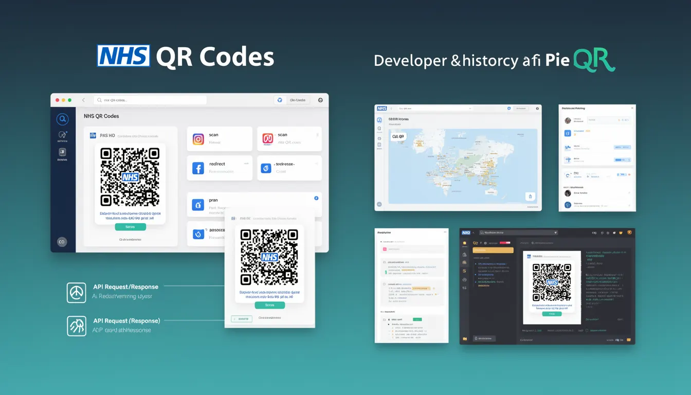 NHS QR Codes developer glossary illustration