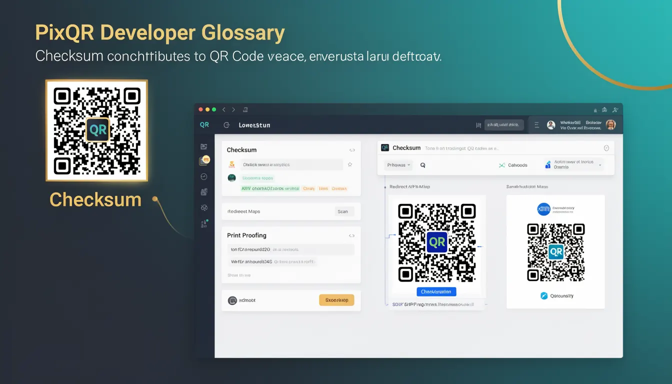Checksum developer glossary illustration