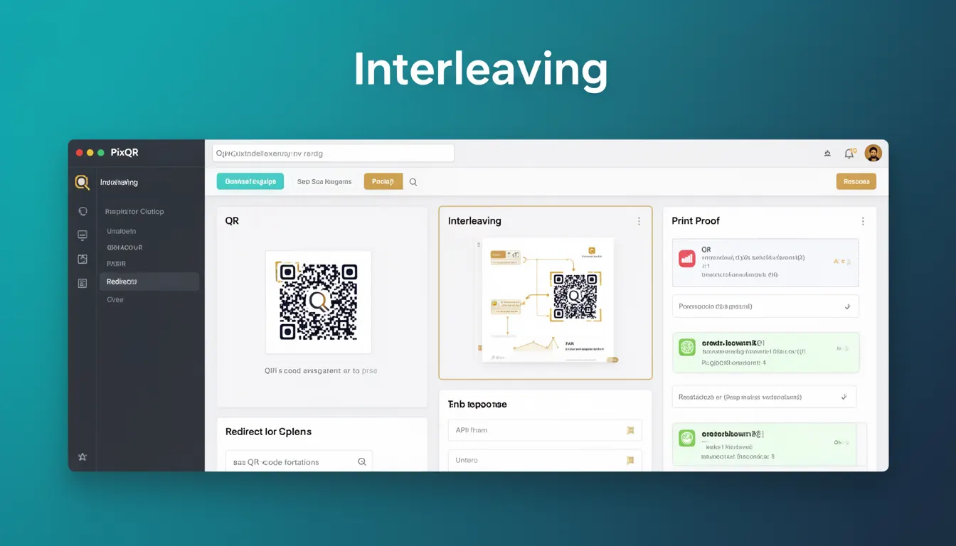 Interleaving developer glossary illustration