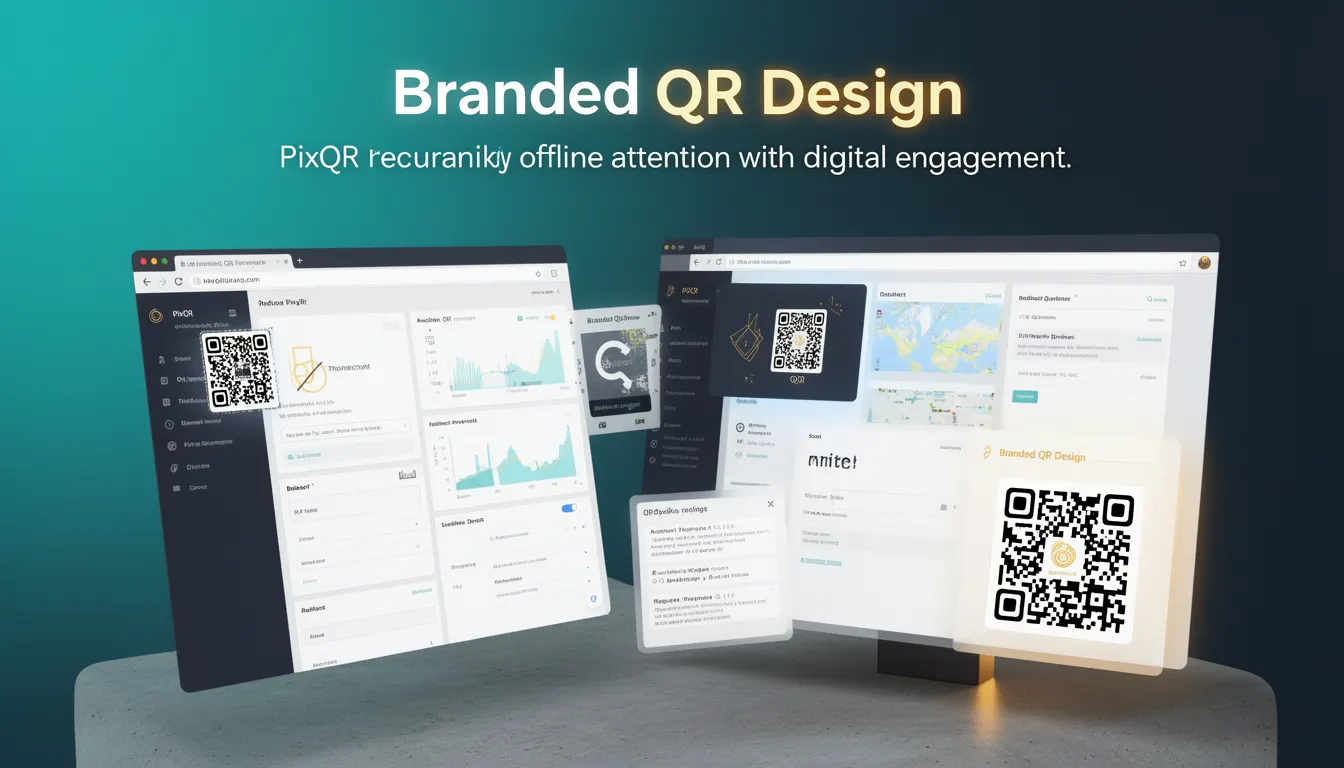 Branded QR Design developer glossary illustration