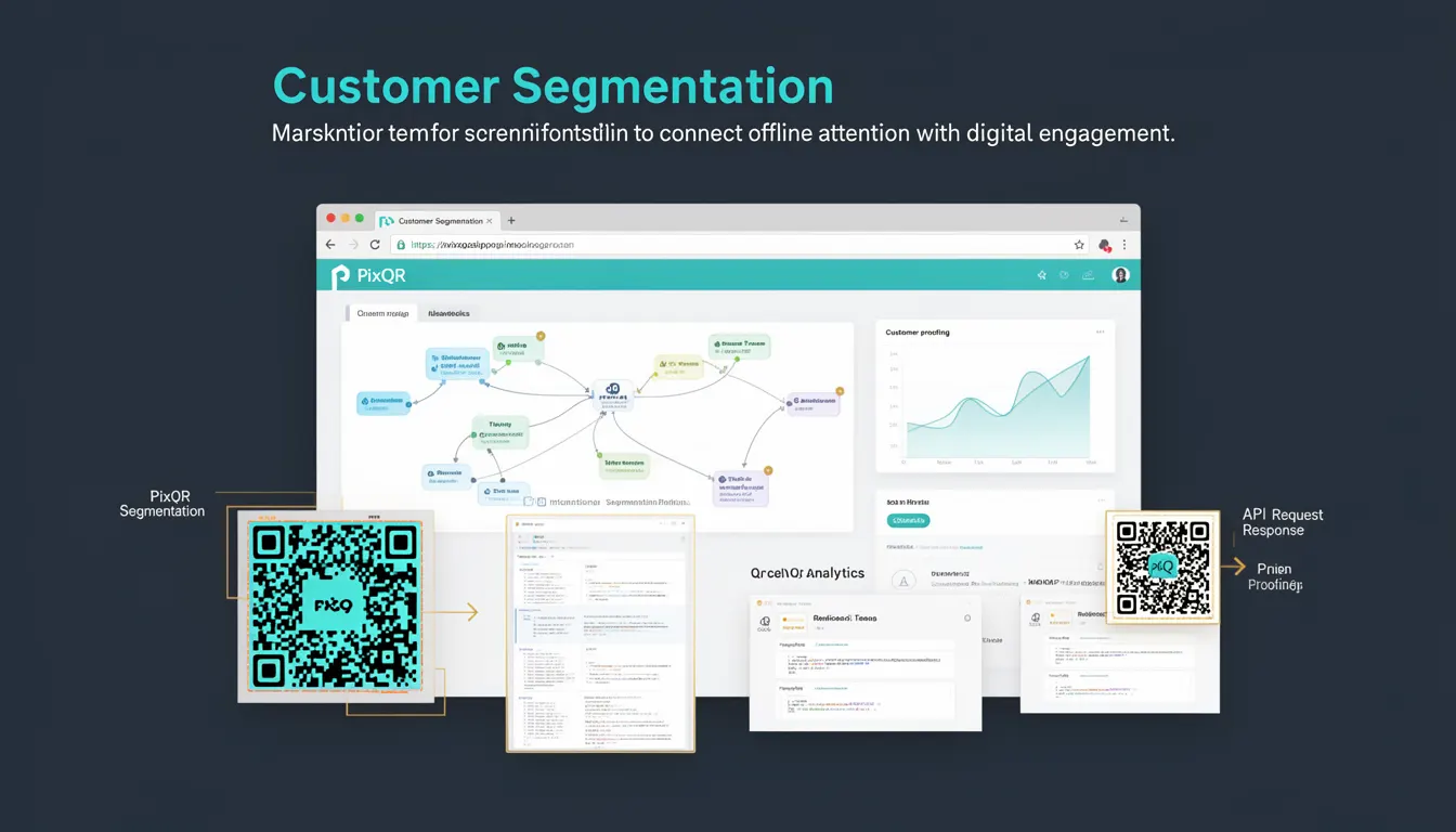 Customer Segmentation - PixQR Developer Glossary Customer Segmentation developer glossary illustration