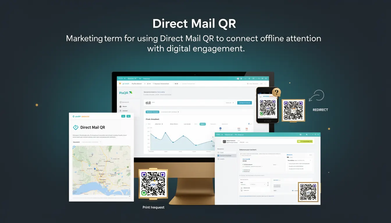 Direct Mail QR developer glossary illustration