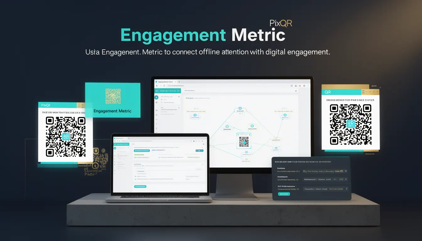 Engagement Metric - PixQR Developer Glossary Engagement Metric developer glossary illustration
