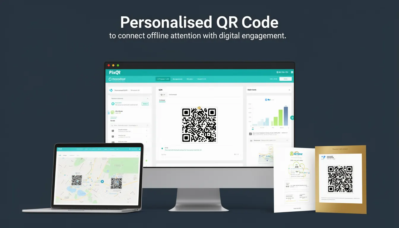Personalised QR Code developer glossary illustration