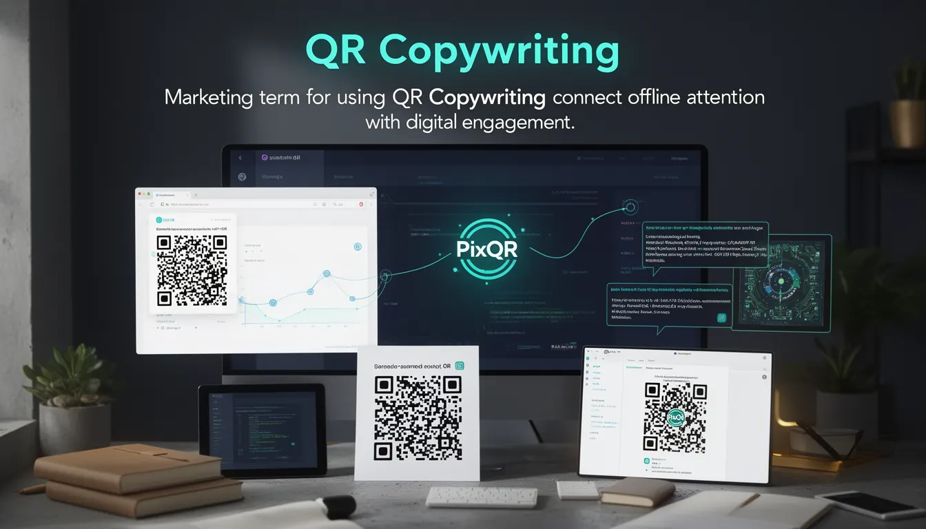 QR Copywriting developer glossary illustration