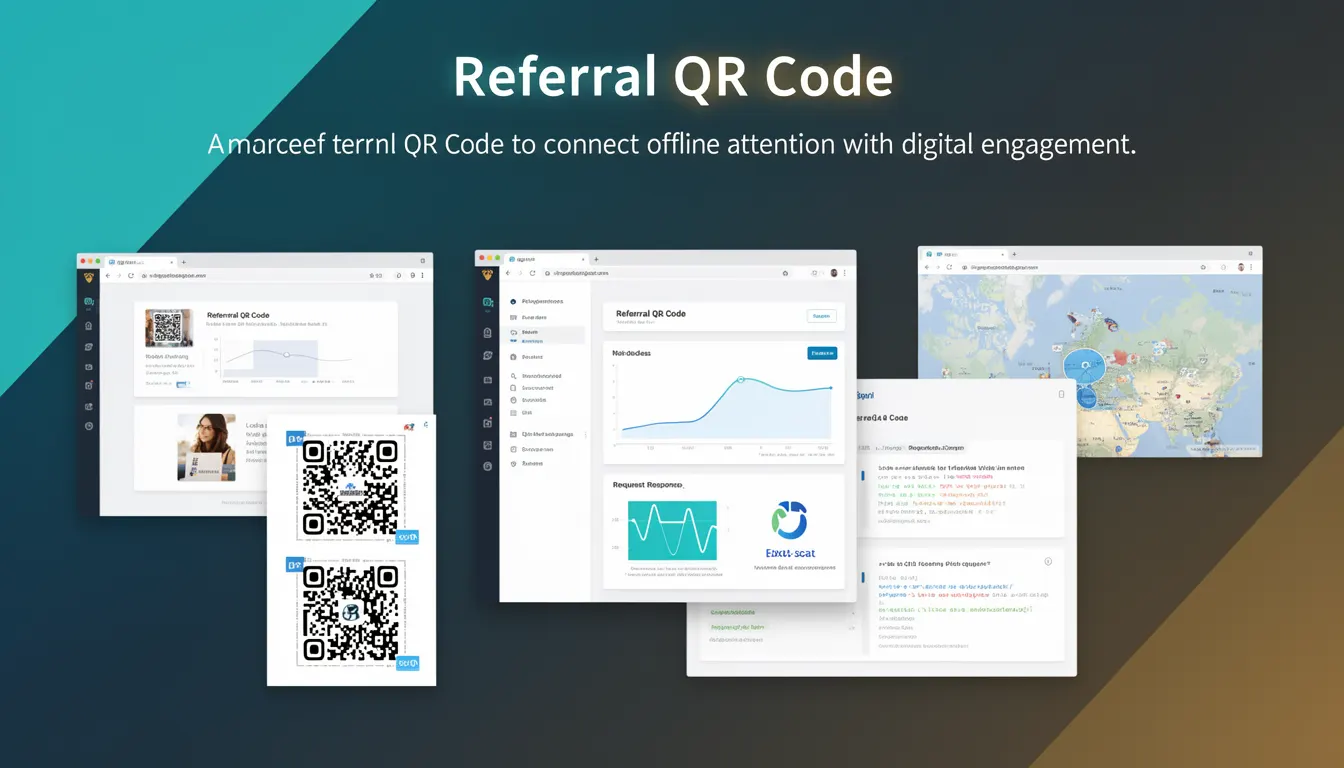 Referral QR Code developer glossary illustration