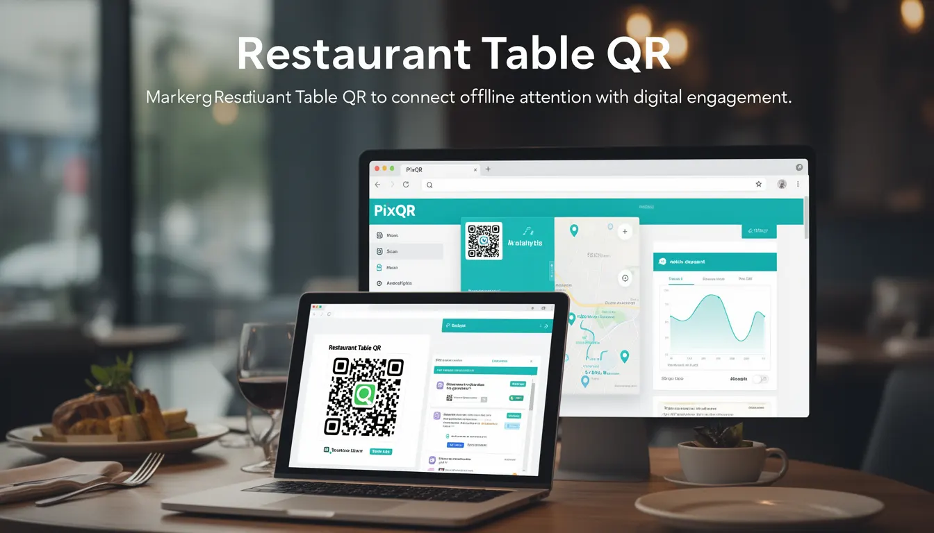 Restaurant Table QR developer glossary illustration