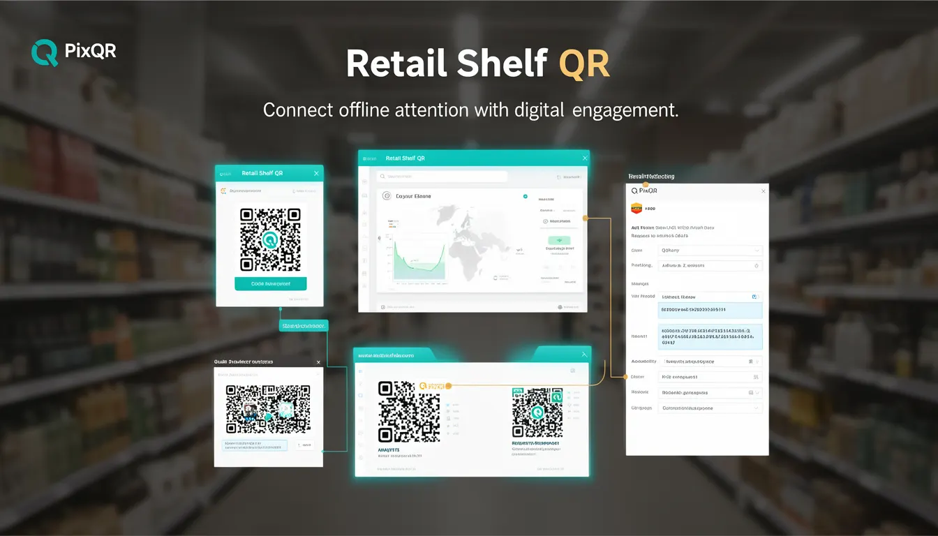 Retail Shelf QR developer glossary illustration