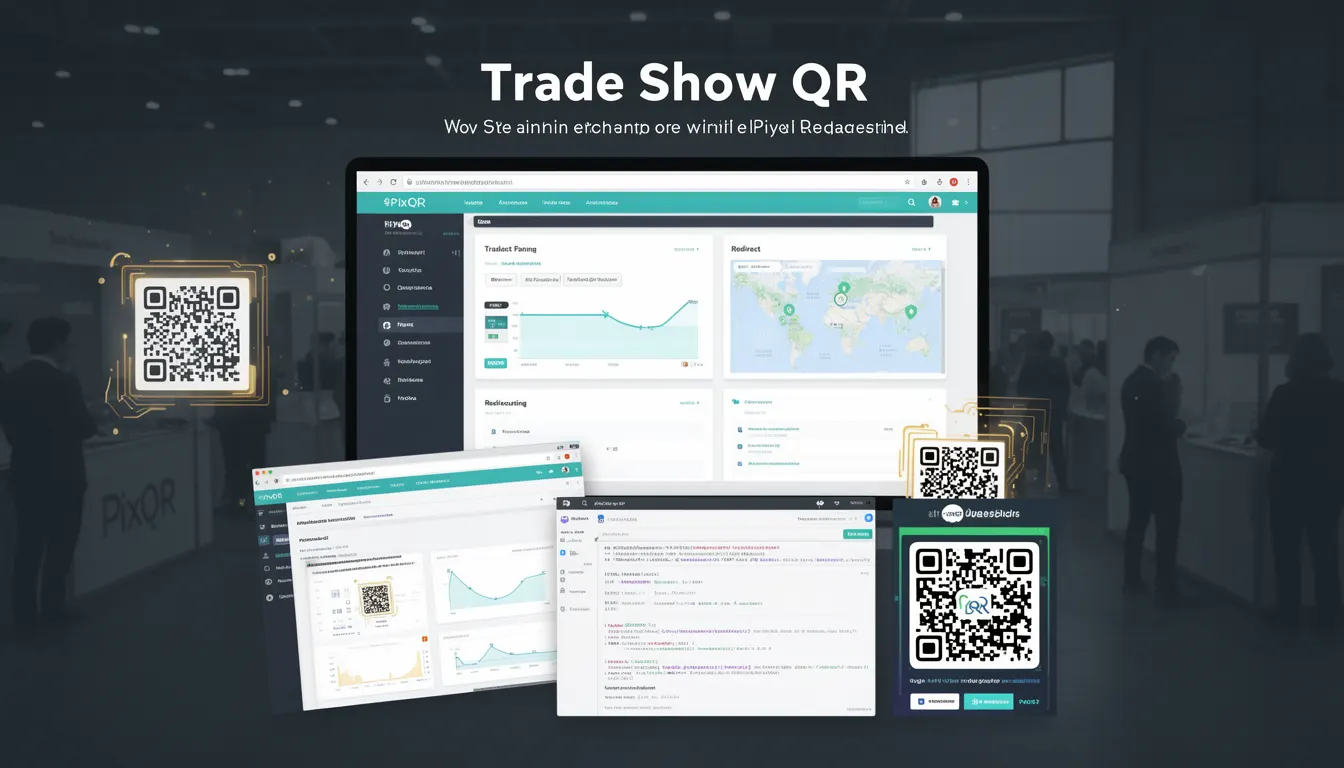 Trade Show QR developer glossary illustration