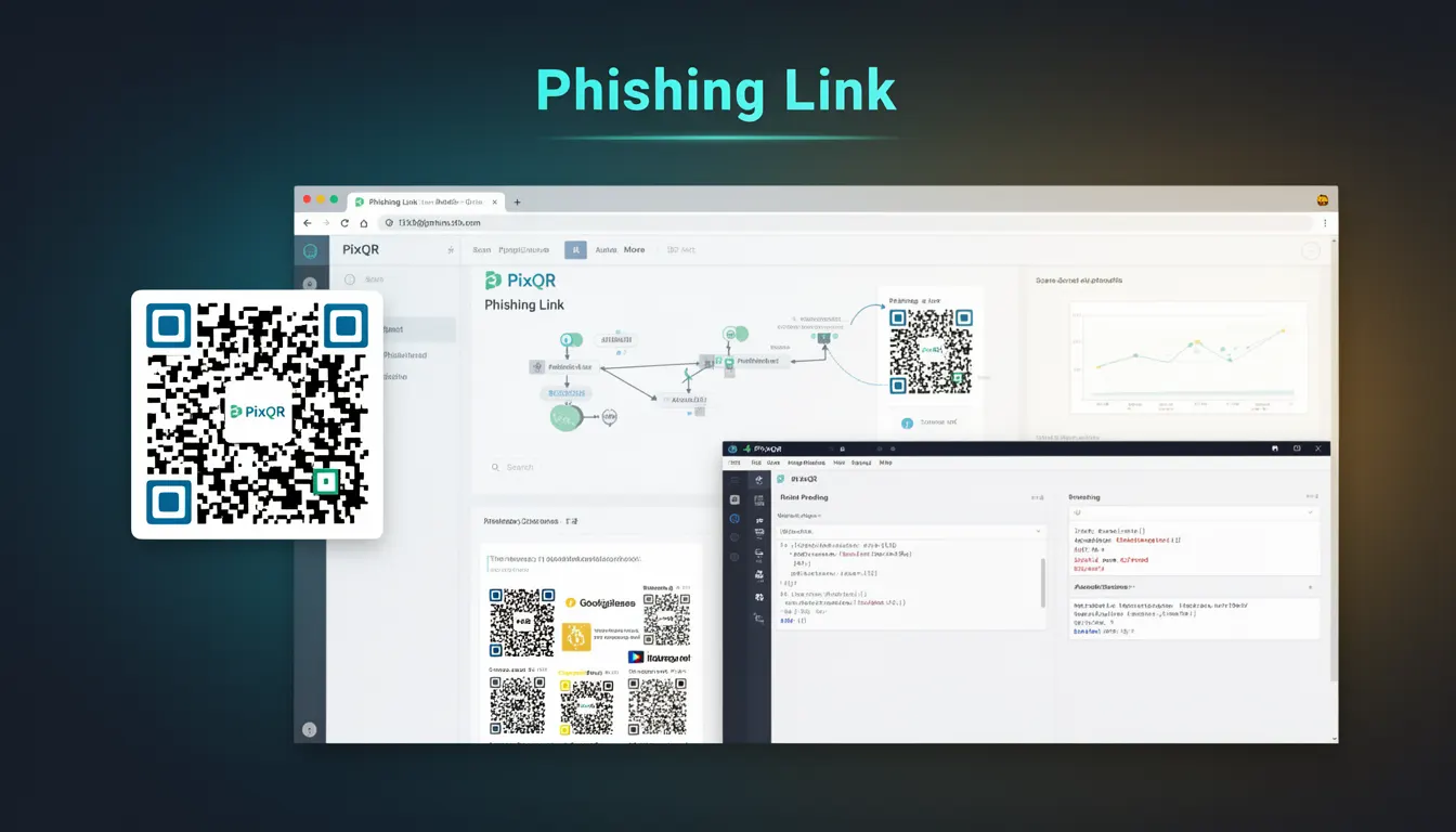 Phishing Link developer glossary illustration