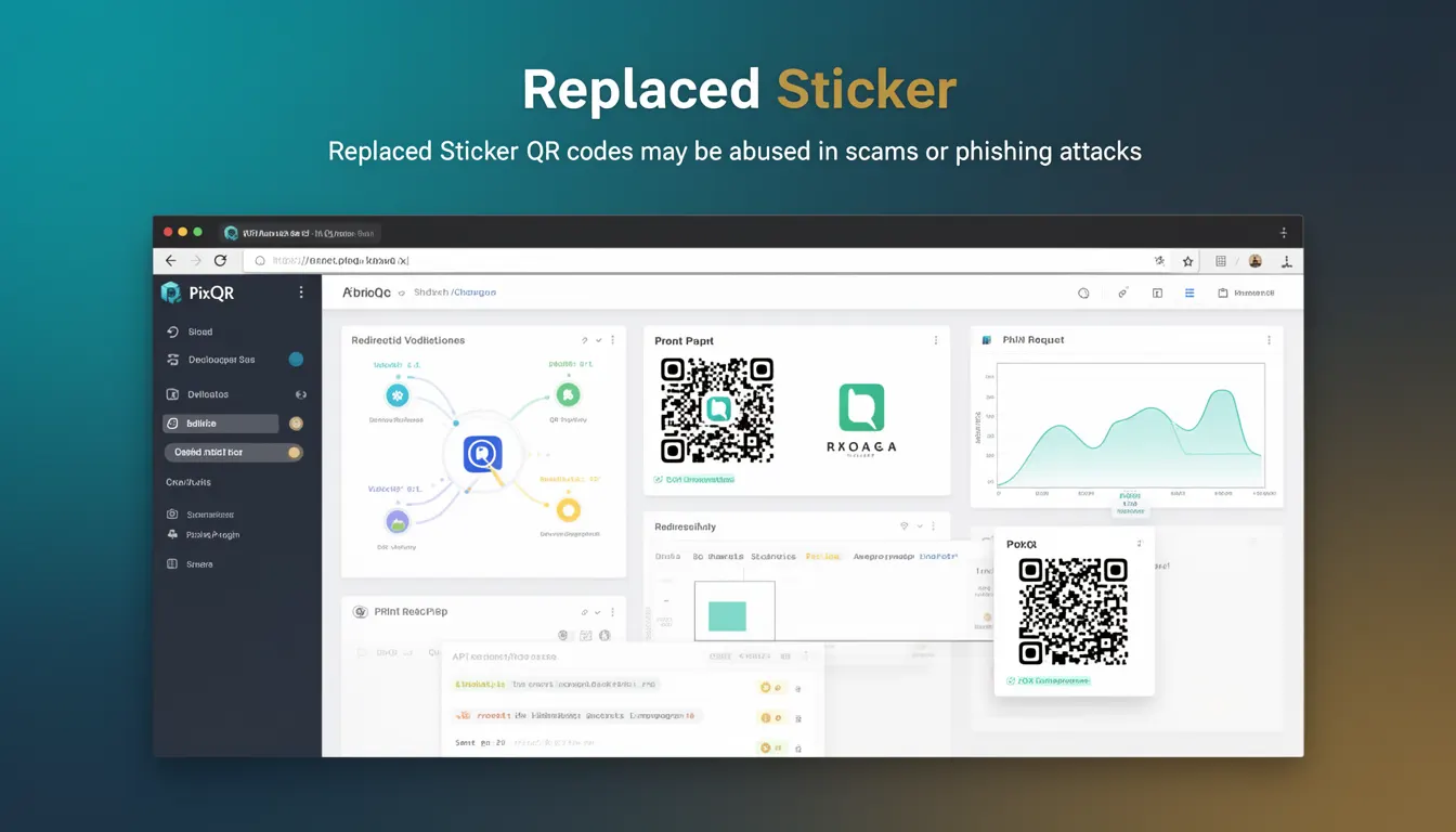 Replaced Sticker developer glossary illustration