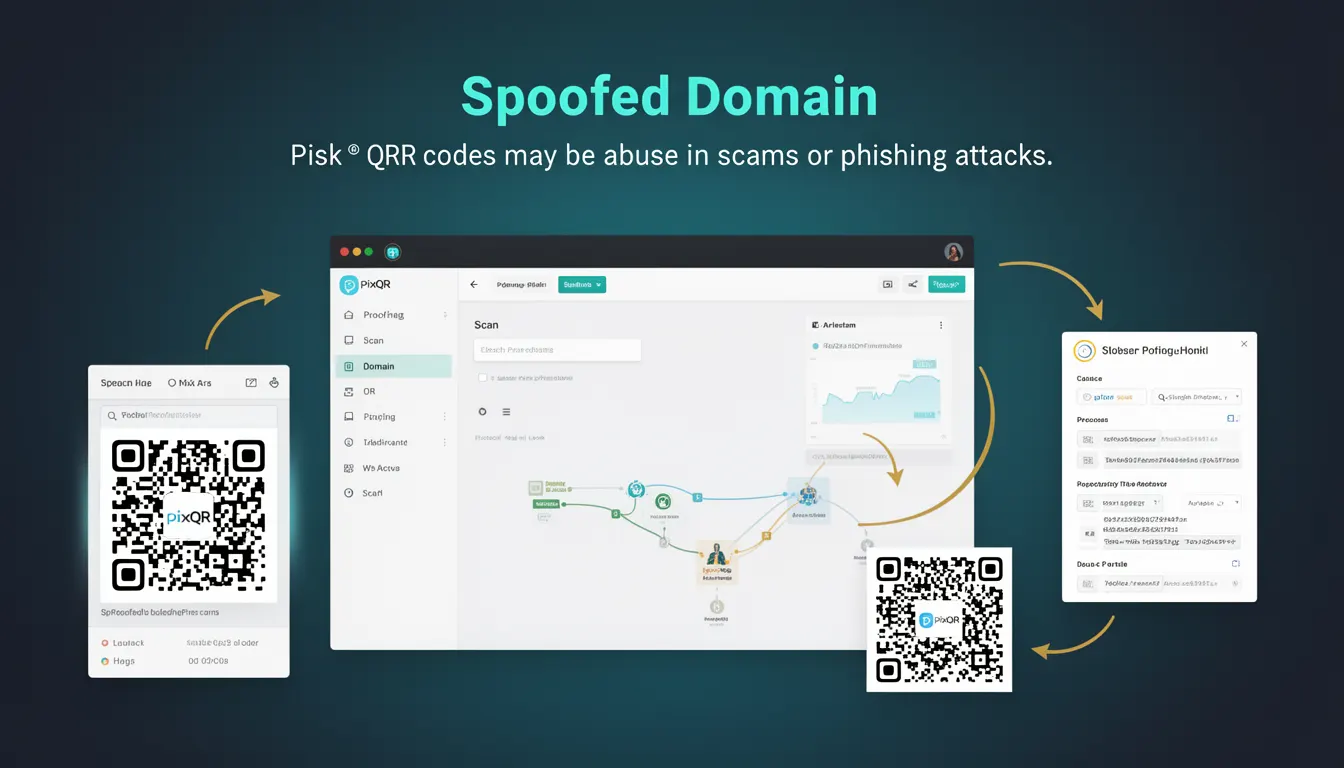 Spoofed Domain developer glossary illustration