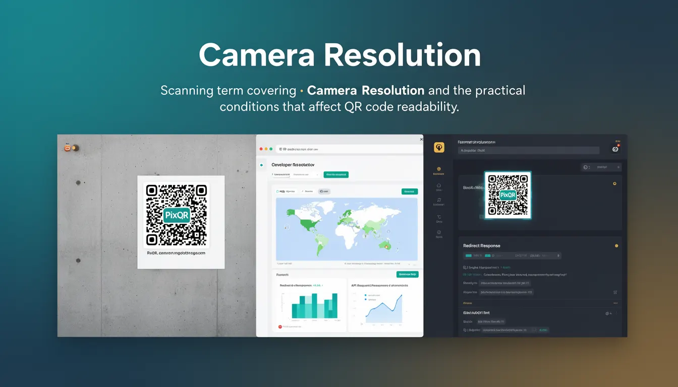 Camera Resolution developer glossary illustration