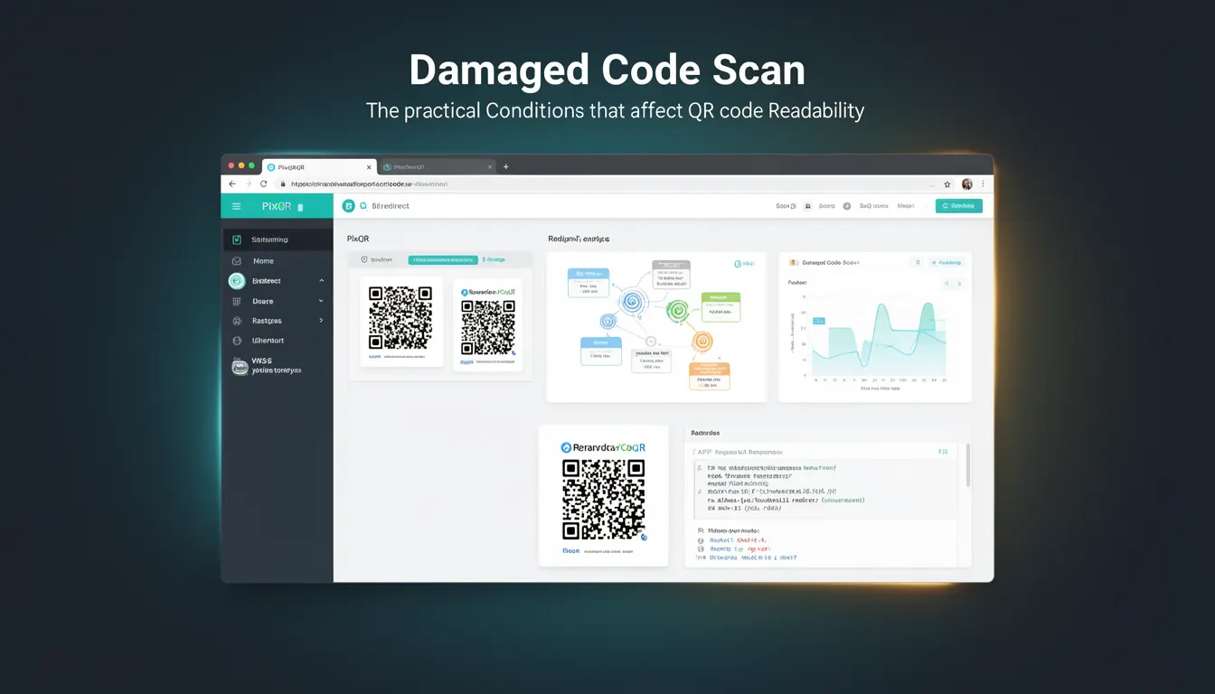 Damaged Code Scan developer glossary illustration