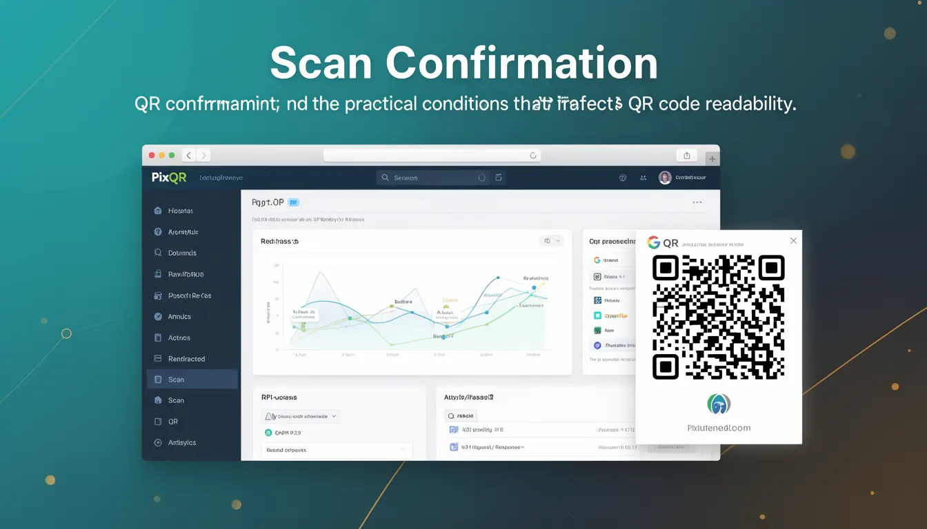 Scan Confirmation - PixQR Developer Glossary Scan Confirmation developer glossary illustration